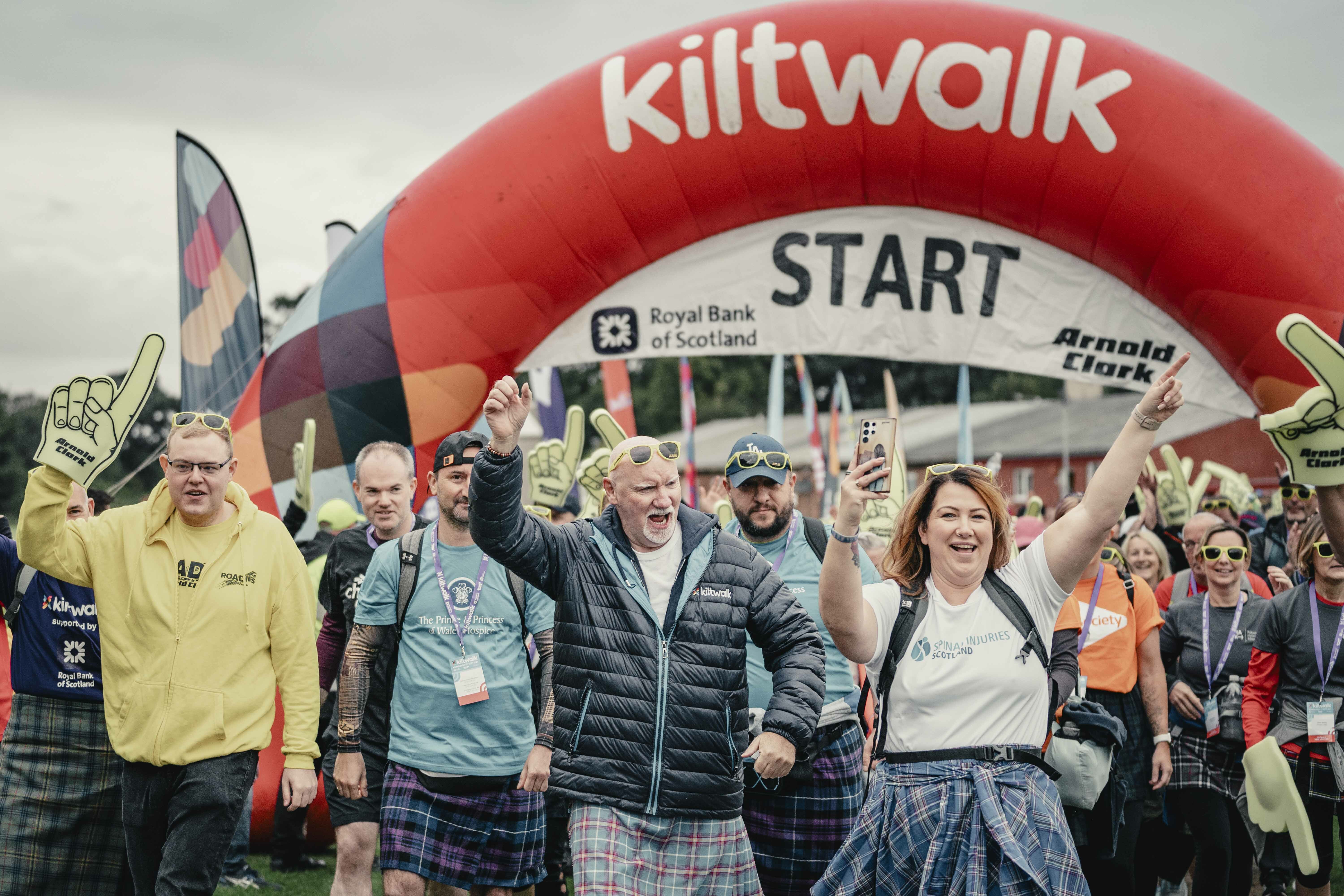 Sir Tom Hunter Edinburgh Kiltwalk 2023